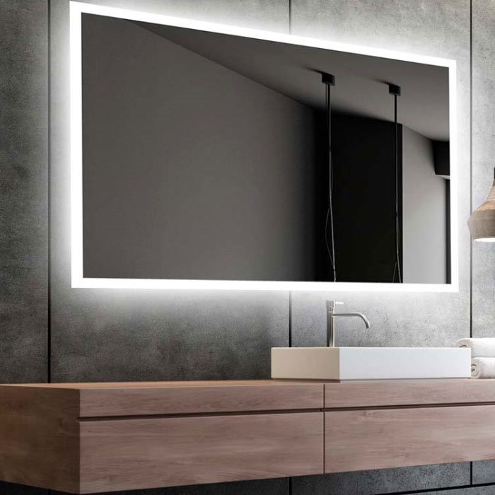 Nordic-Bad - Firkantet spejl Nordic-Bad - Firkantet spejl